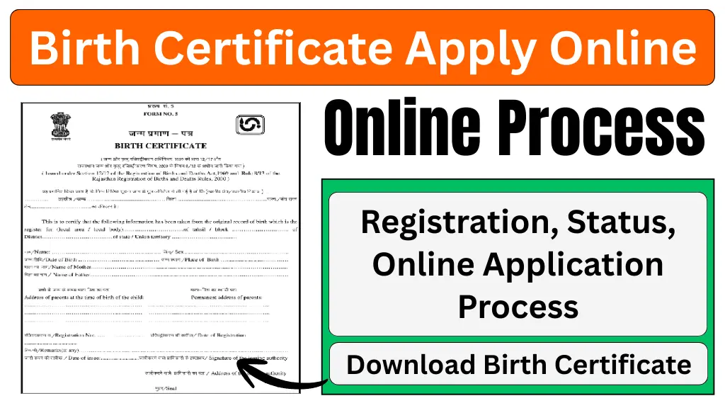 Birth Certificate Apply Online