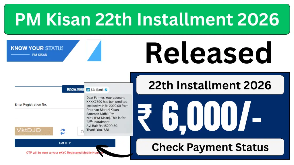 PM Kisan 22th Installment 2026